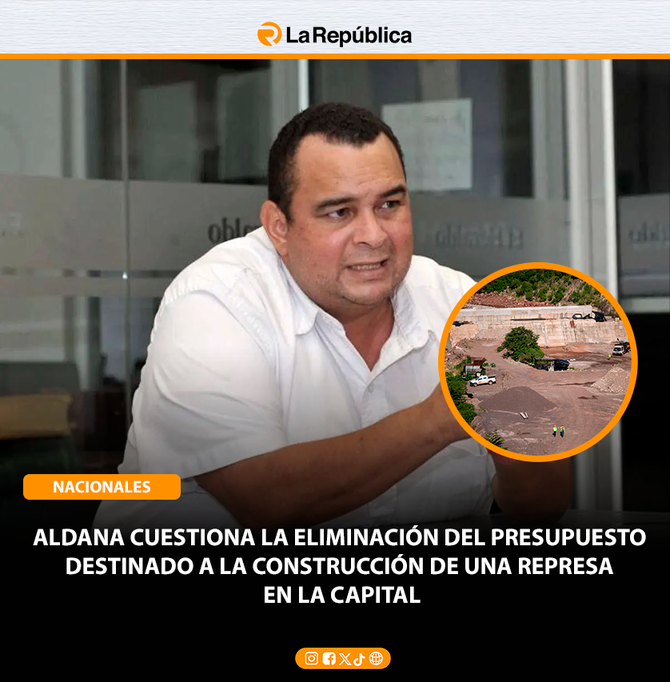 ALDANA CUESTIONA LA ELIMINACIÓN DEL PRESUPUESTO  DESTINADO A LA CONSTRUCCIÓN DE UNA REPRESA  EN LA CAPITAL - Cover Image